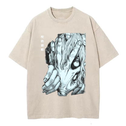 Mahito Jujutsu Dark Manga Art | Cursed Spirit Anime Illustration T-Shirt