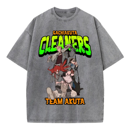 The Cleaners Team Akuta Gachiakuta T-Shirt