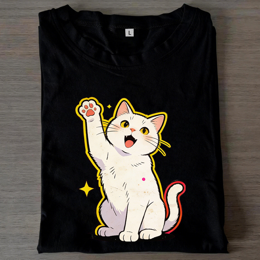 Taste A Cute Kitten Waving T-Shirts