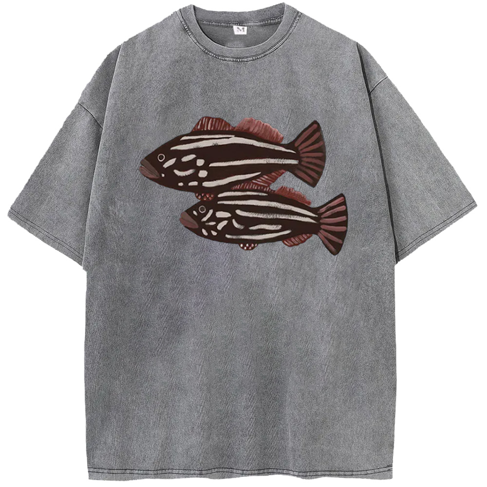 Ocean Golden-Tailed Soapfish Washed T-Shirts