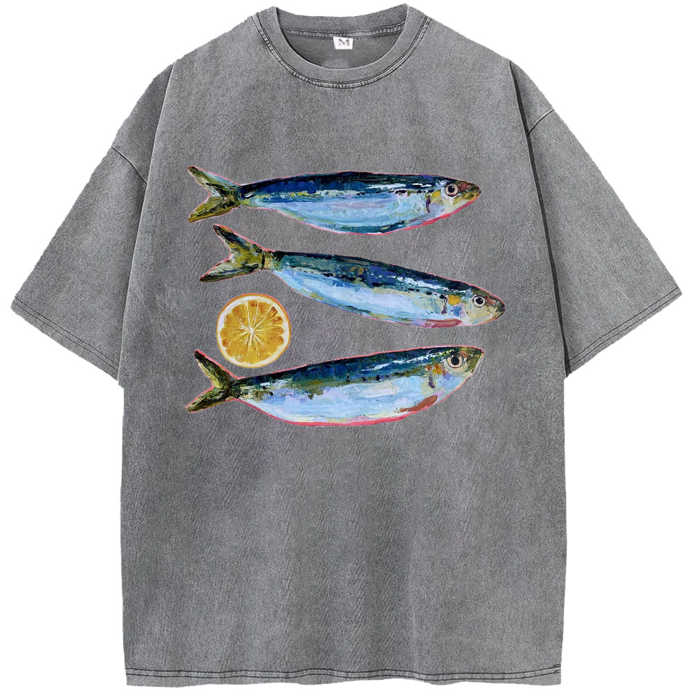Ocean Sorry, I can't Help You. I'm Just Three Fish Washed T-Shirts