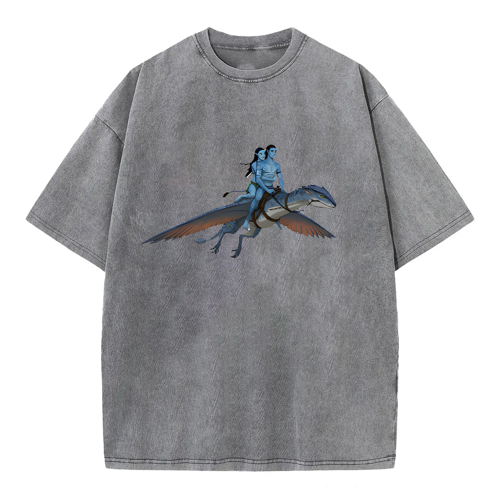 Toruk Makto: Jake and Neytiri Flying the Great Leonopteryx