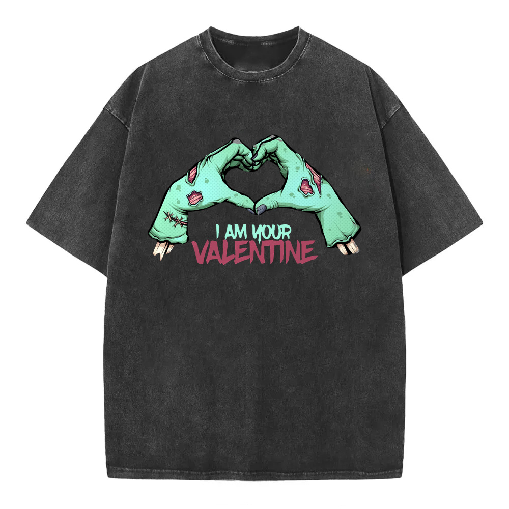 A Green Zombie Hand Forming A Heart Shape