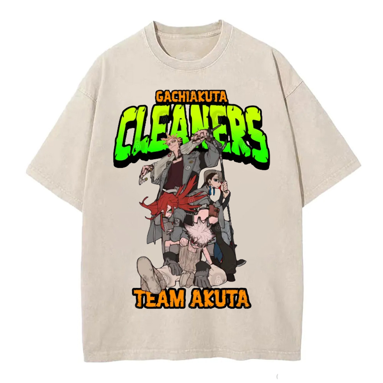 The Cleaners Team Akuta Gachiakuta T-Shirt