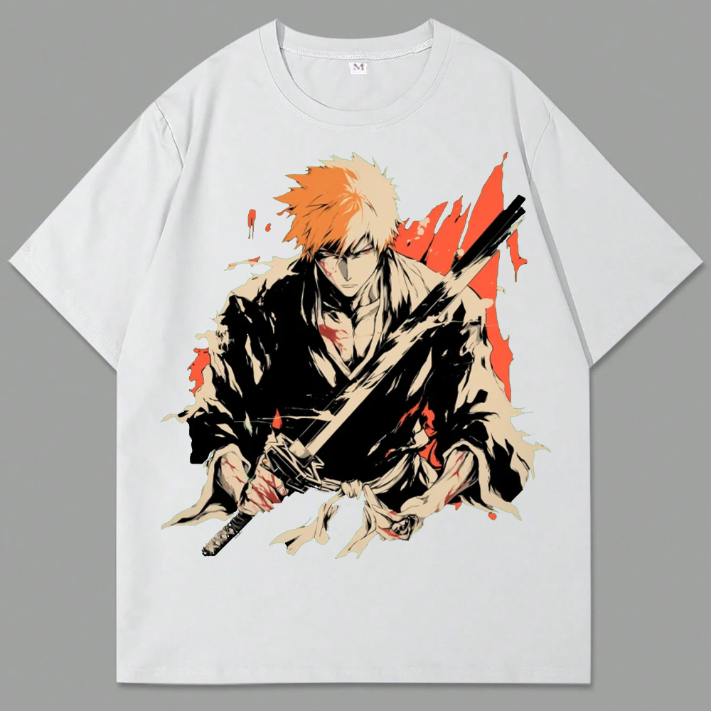 Orange Death Knight Armor Bleach T-Shirt