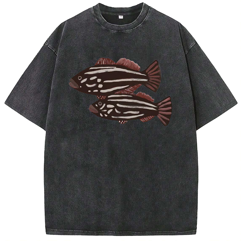 Ocean Golden-Tailed Soapfish Washed T-Shirts