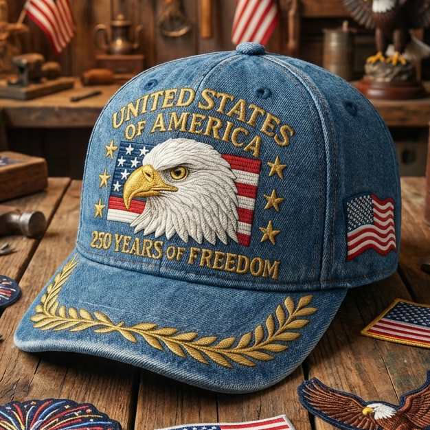 US 250th Anniversary Commemorative Cap — 1776–2026
