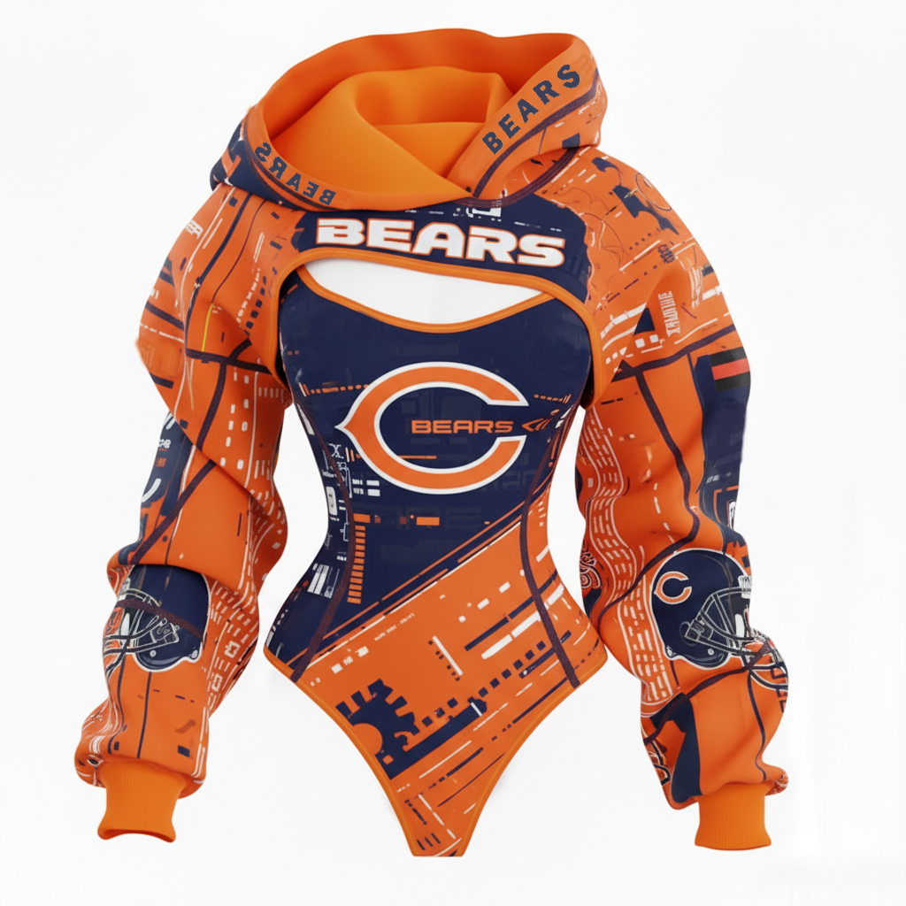 Women's Rugby Team Logo Digital Print Irregular Cut Suit