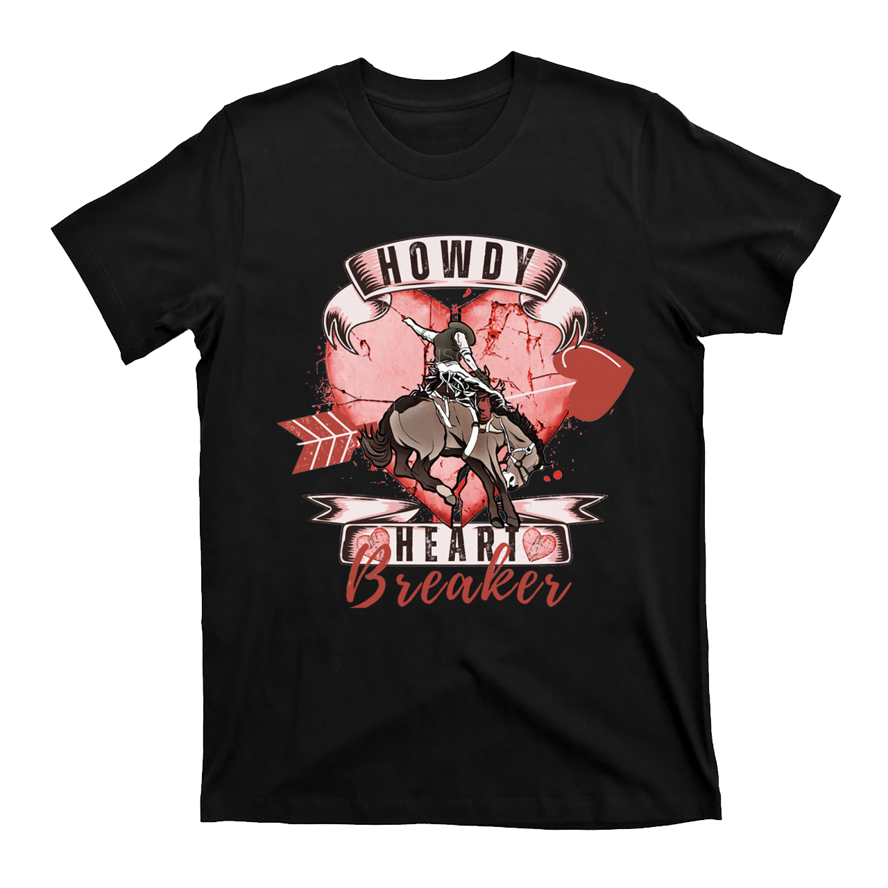 Howdy Heart Breaker Cowboy Valentine T-Shirts
