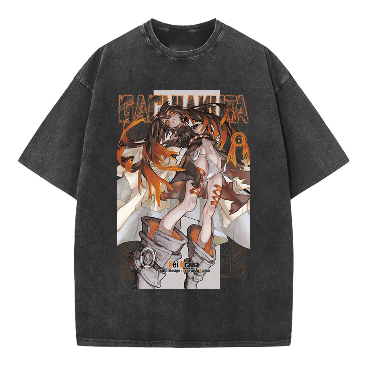 Gachiakuta Cartoon Washed T-Shirts