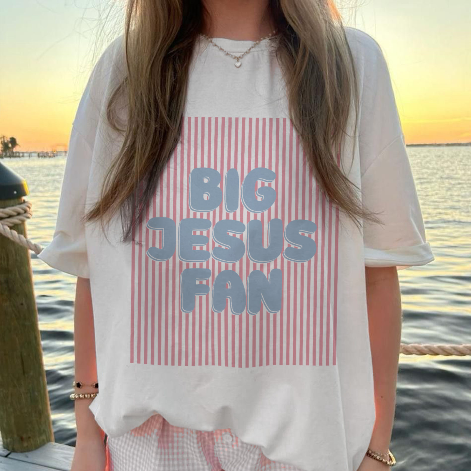 Big Jesus Fan Unisex Heavy Cotton T-Shirt