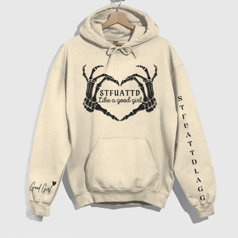 Morally Grey Dark Romance Cotton Hooded Sweatshirt