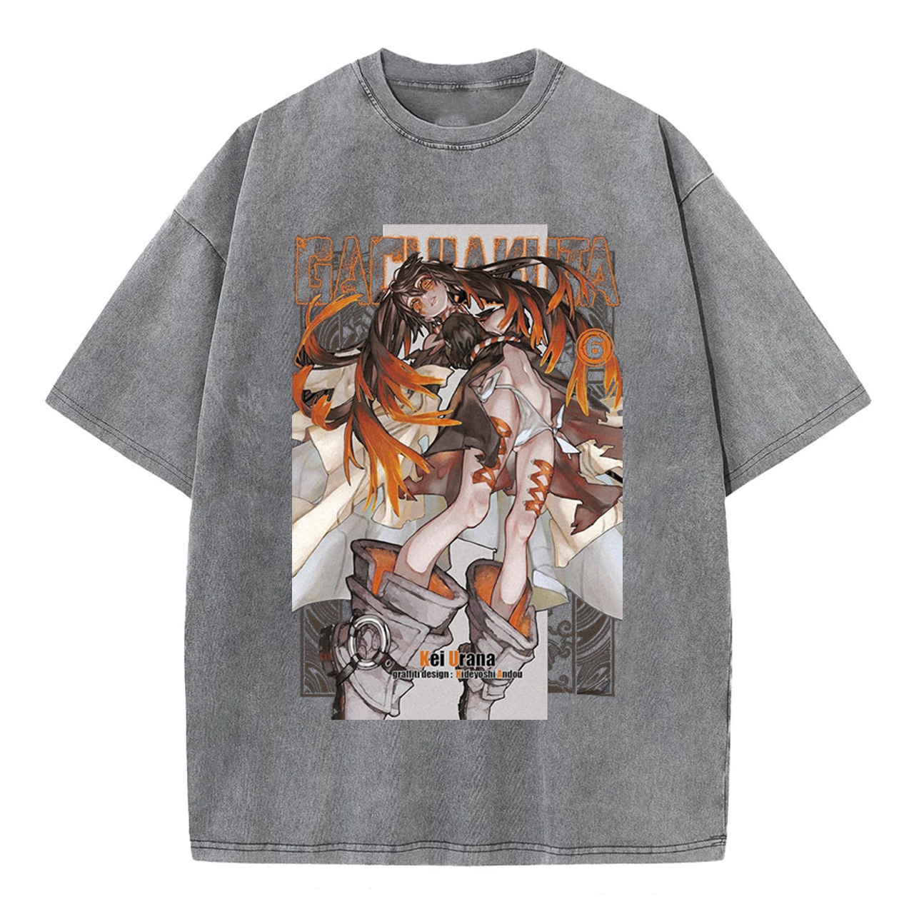 Gachiakuta Cartoon Washed T-Shirts