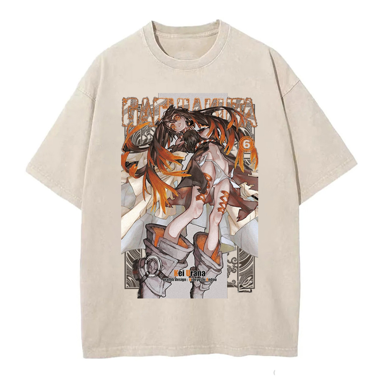 Gachiakuta Cartoon Washed T-Shirts
