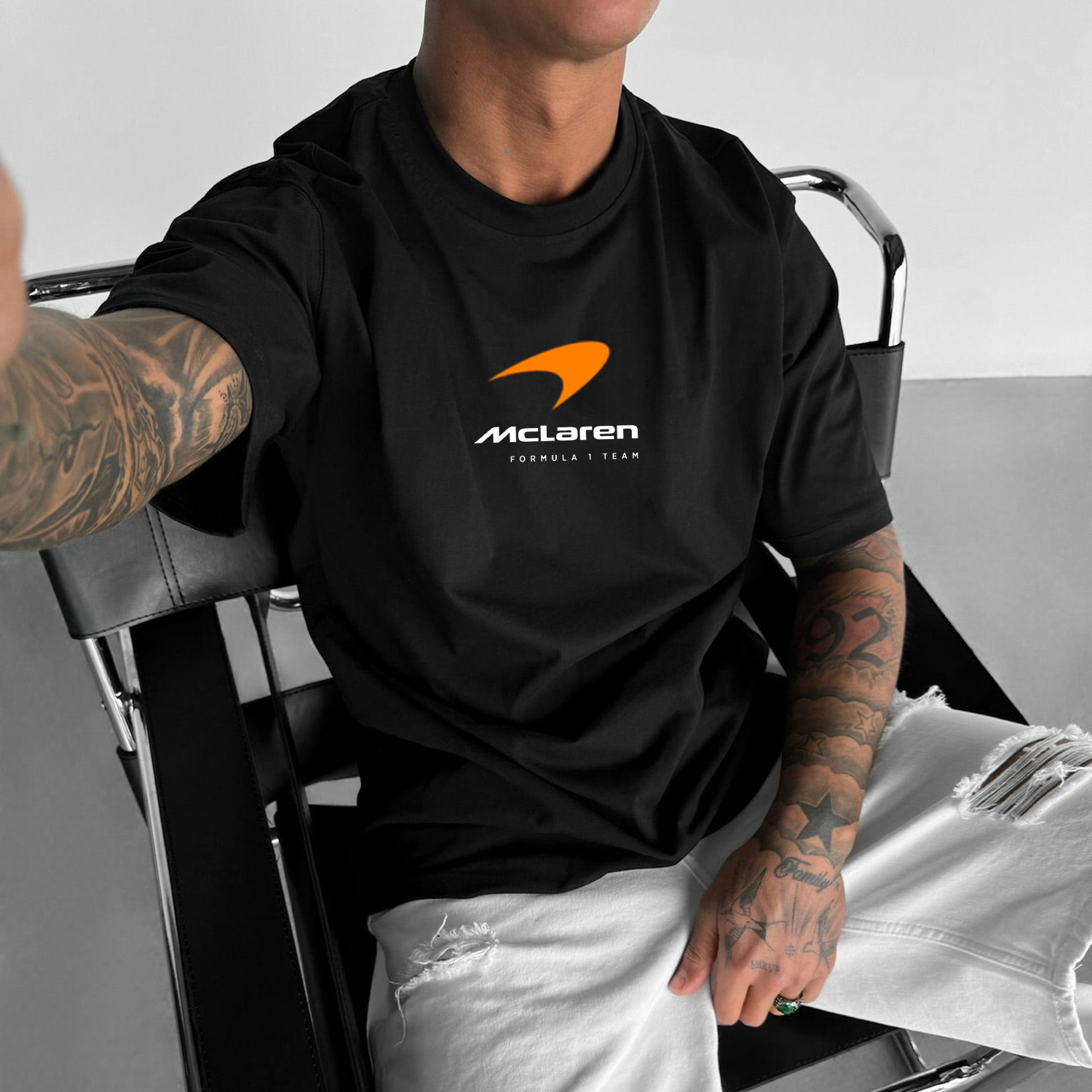 Racing Casual Design Short Sleeve T-Shirt