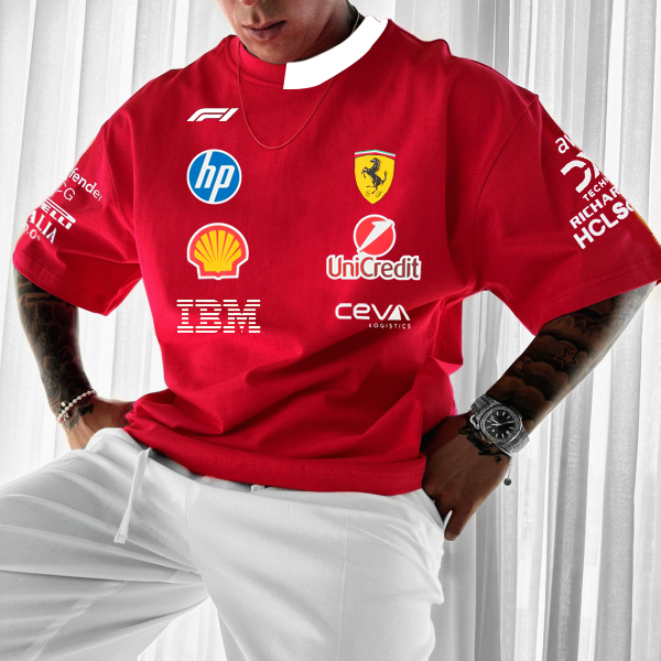 Men's Street Casual Loose Printed T-shirt