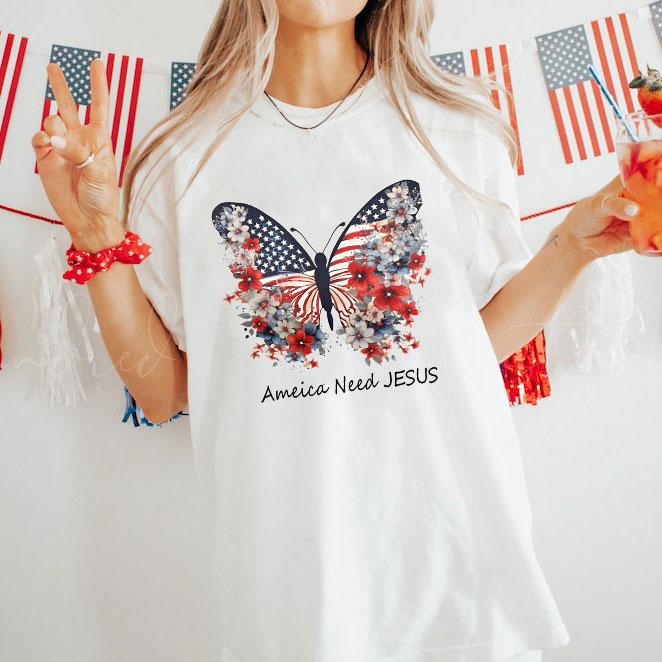 America Need Jesus Christian T-Shirt