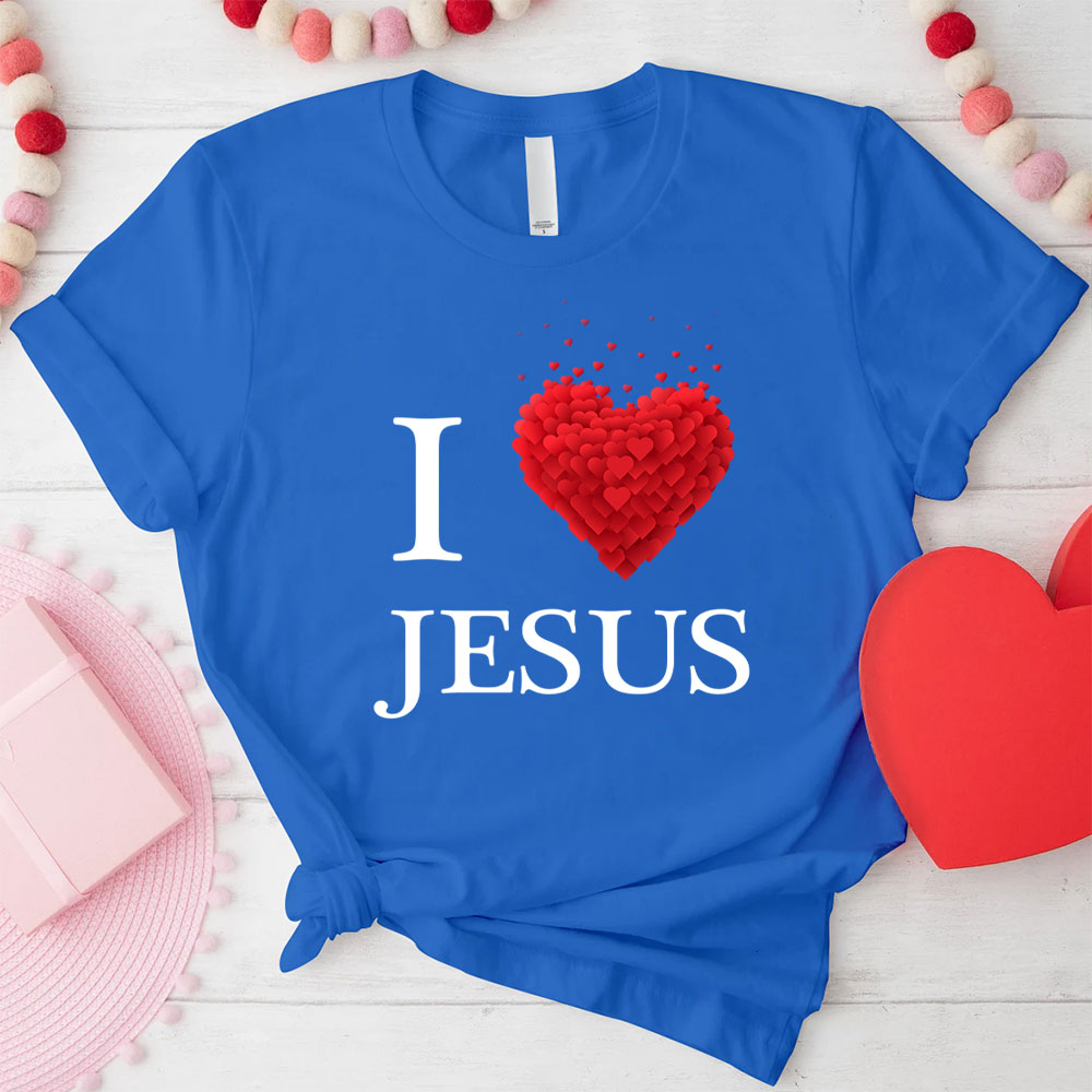I Love Jesus Christian T-Shirt