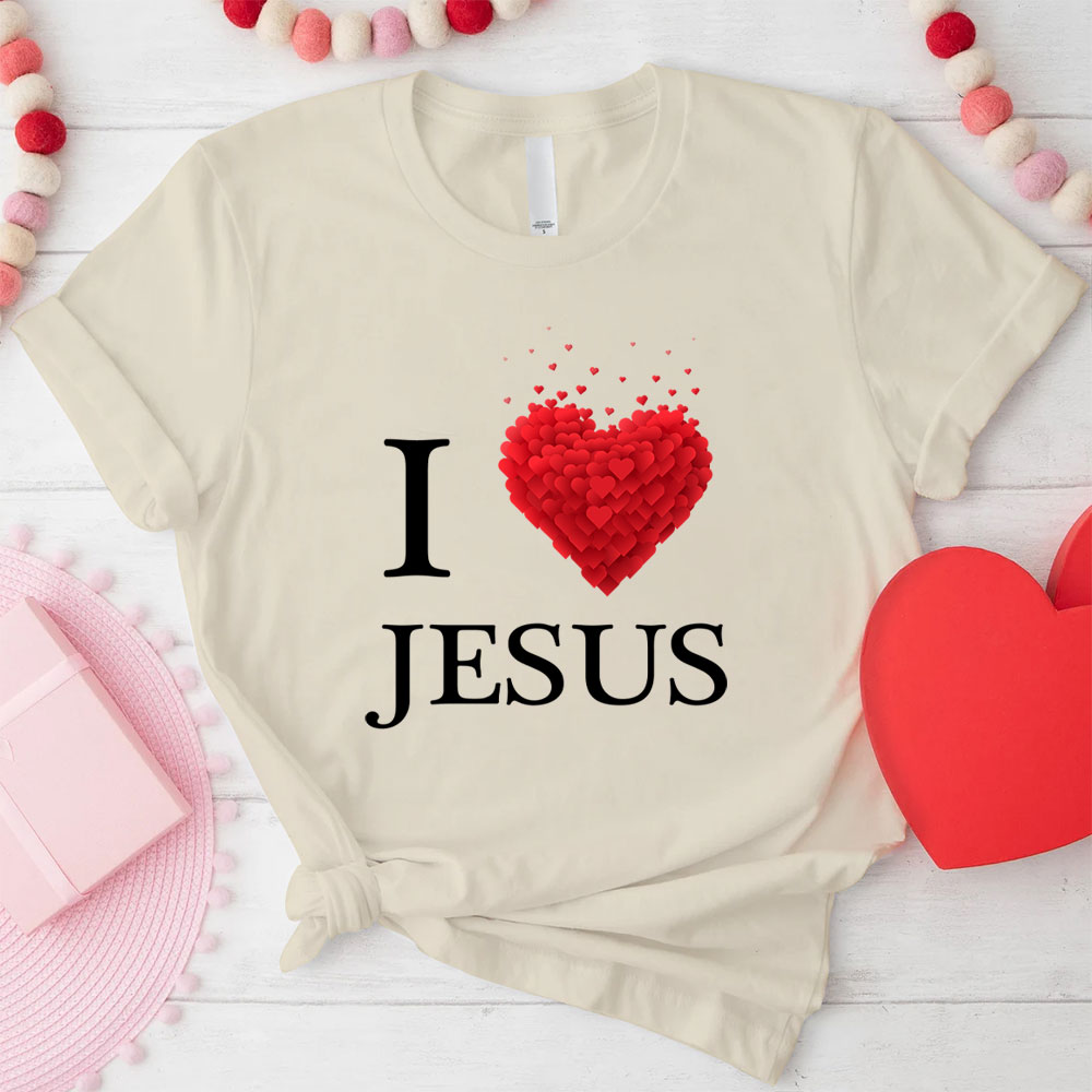 I Love Jesus Christian T-Shirt