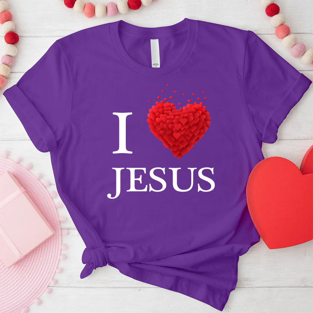 I Love Jesus Christian T-Shirt