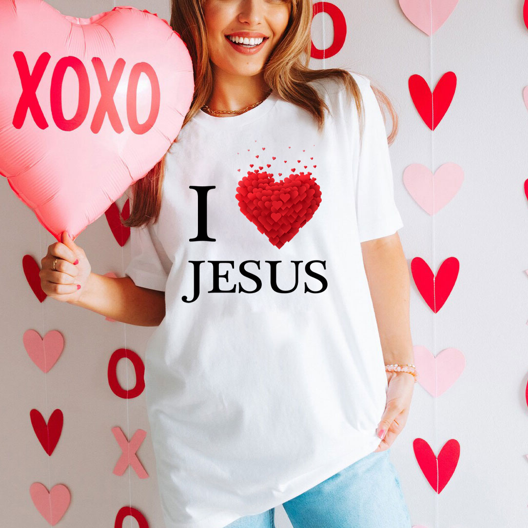 I Love Jesus Christian T-Shirt