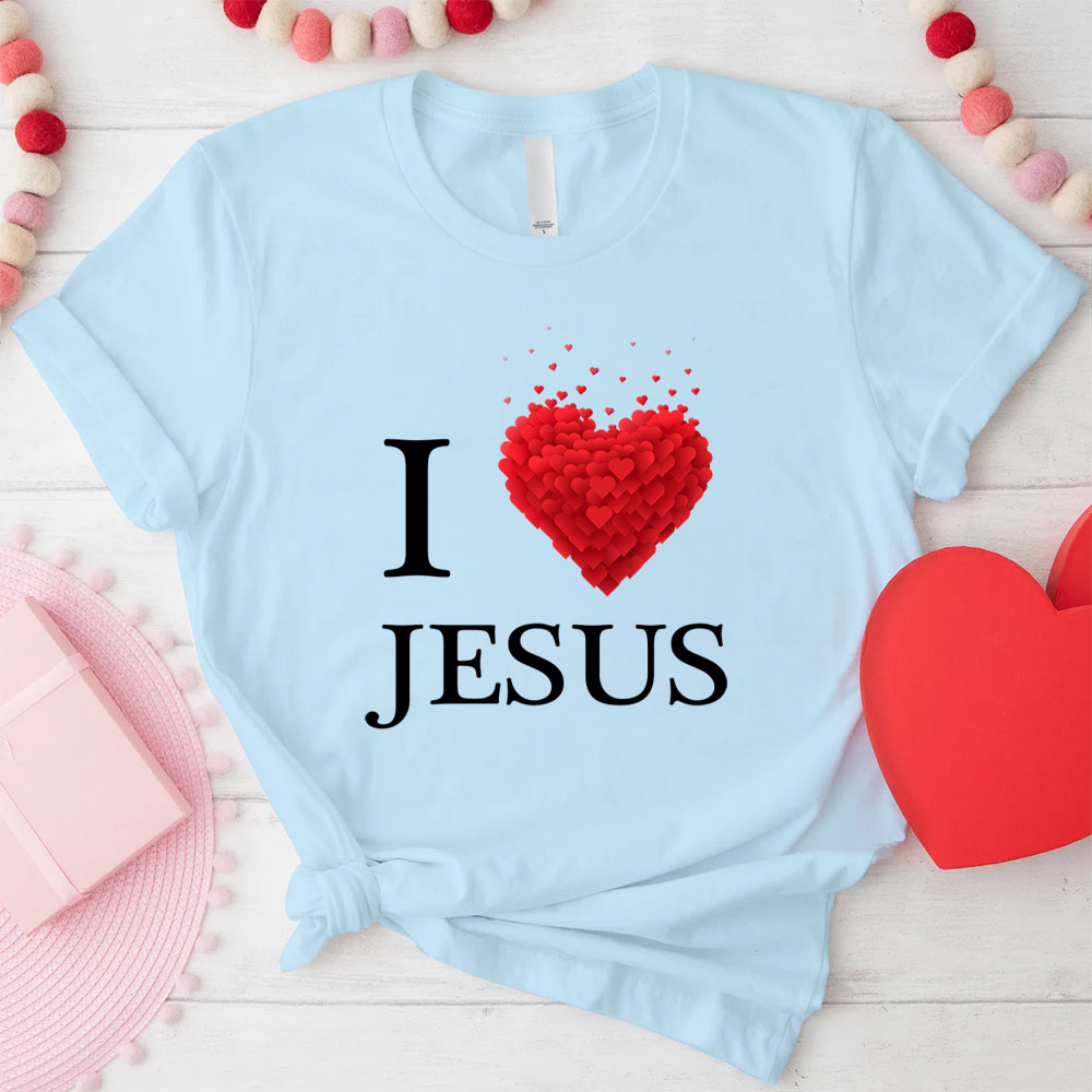 I Love Jesus Christian T-Shirt