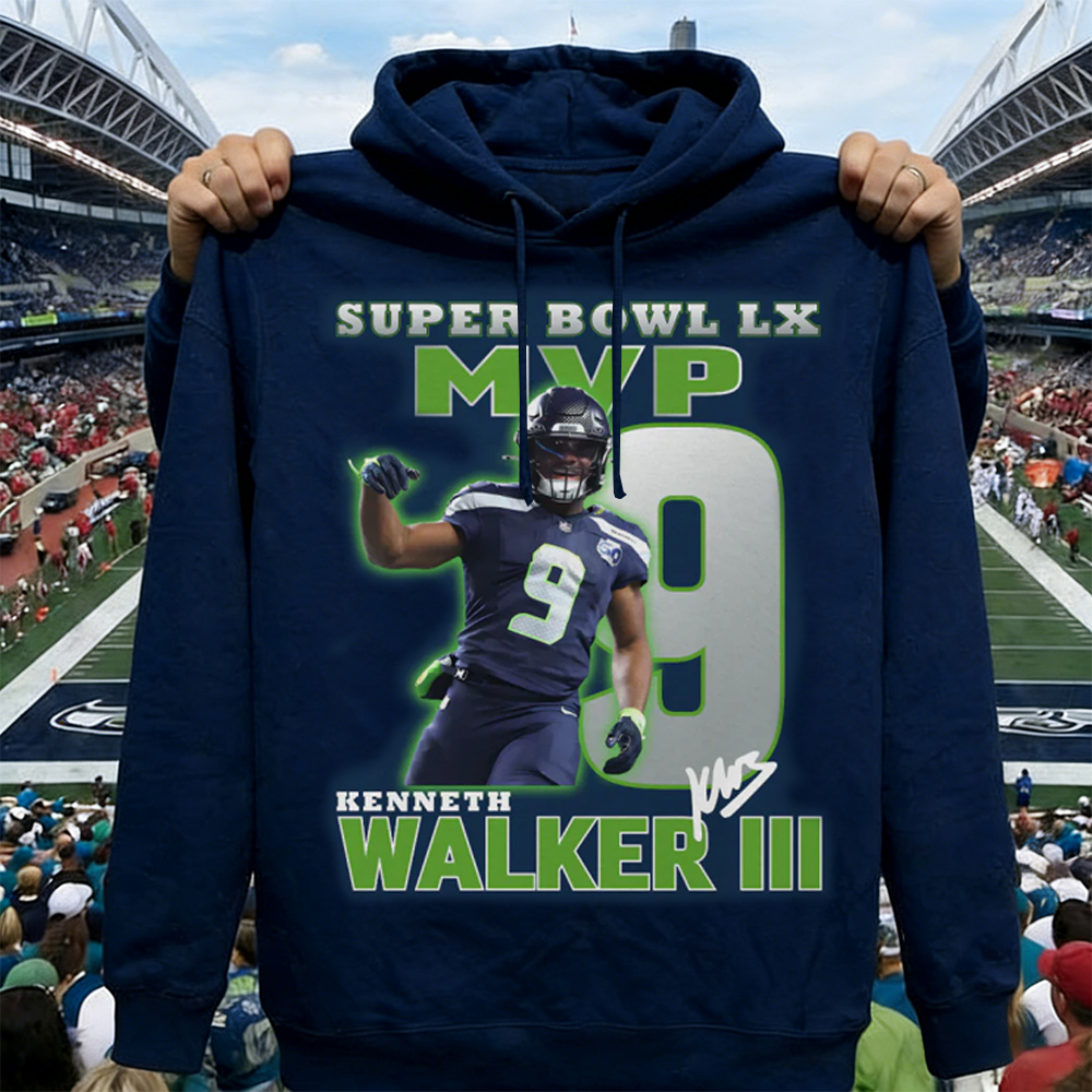 KENNETH WALKER III SUPER BOWL LX MVP - Seattle Seahawks Super Bowl 2026 Champions