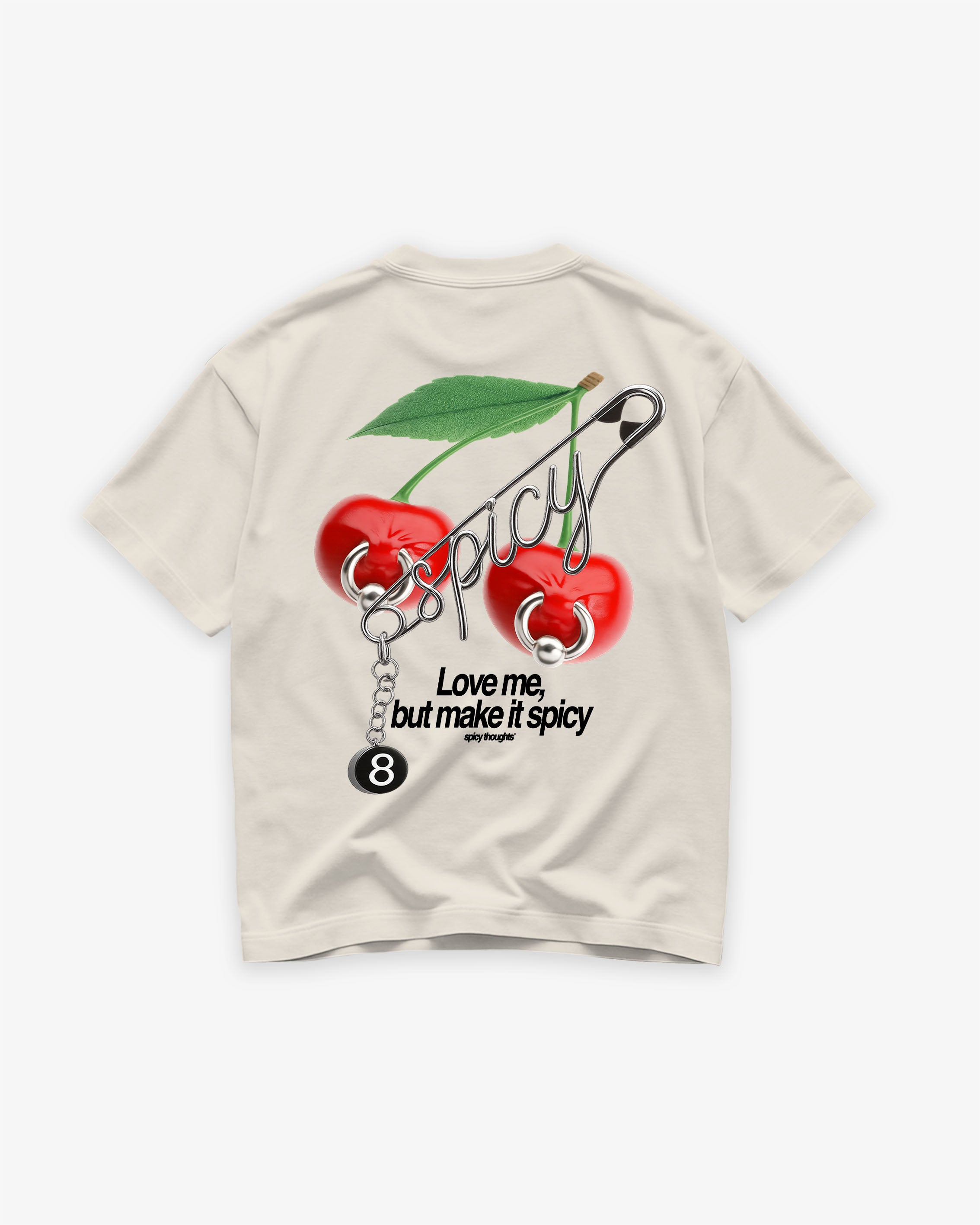 Heavy Oversized Tee - Love me, but make it spicy