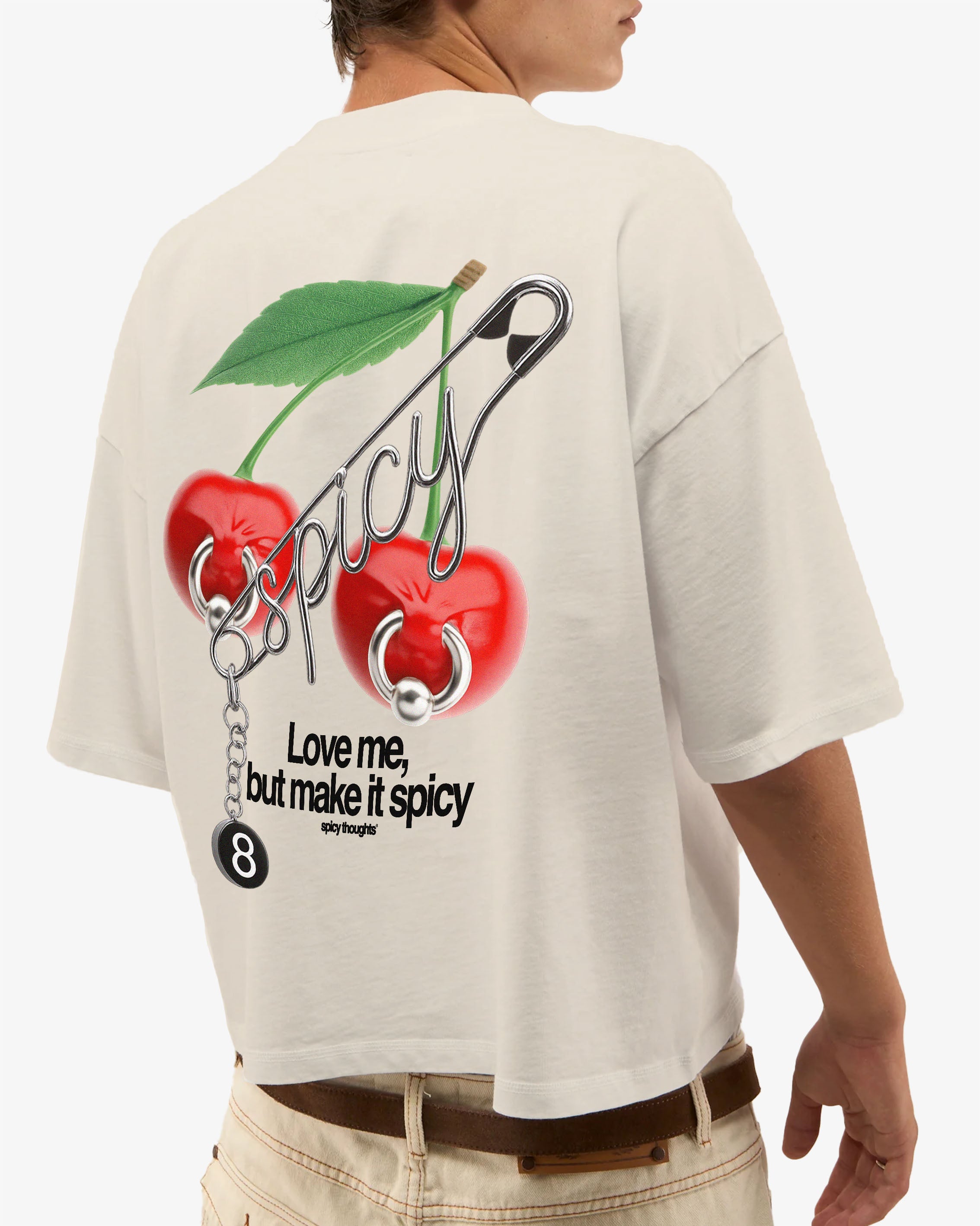 Heavy Oversized Tee - Love me, but make it spicy