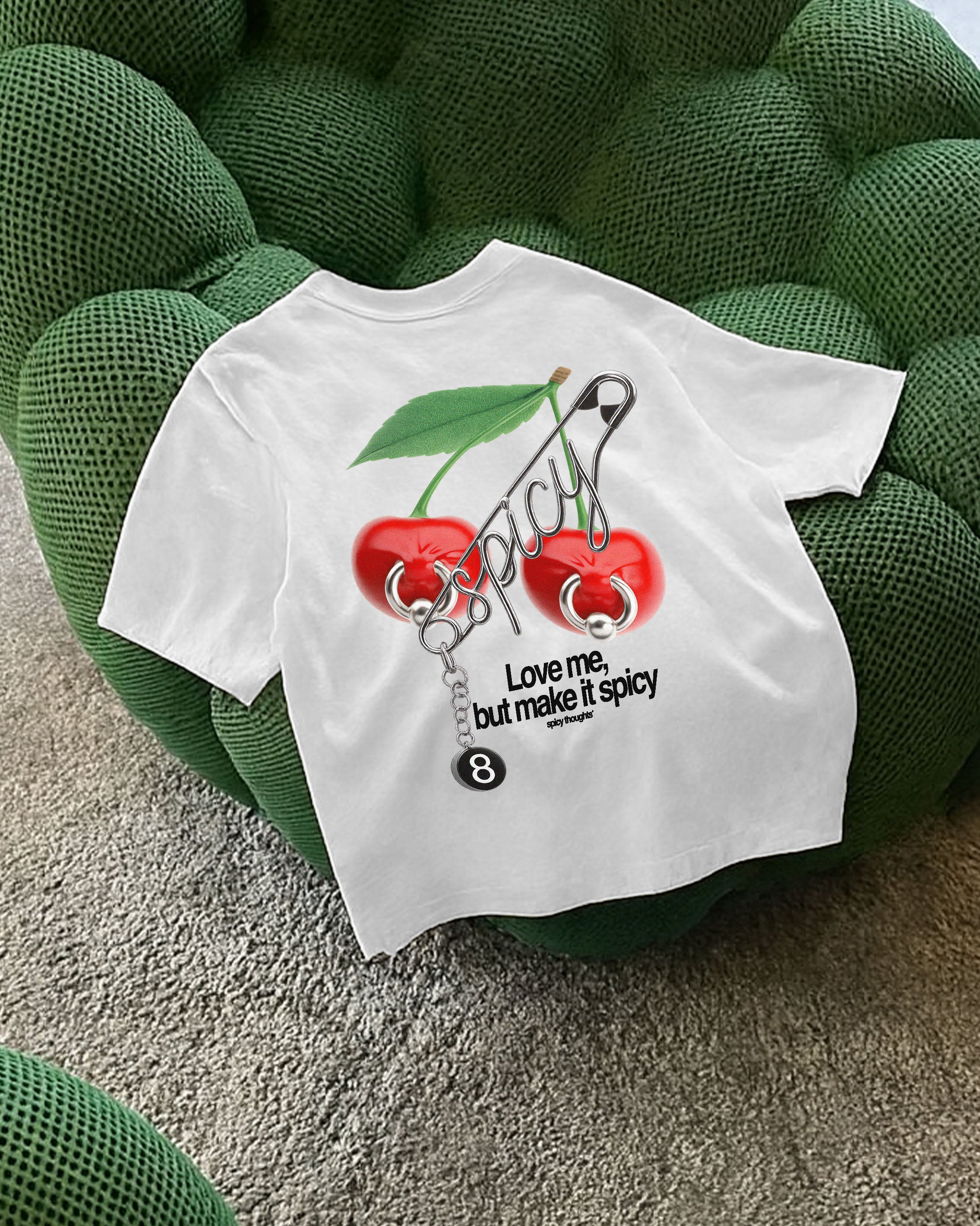 Heavy Oversized Tee - Love me, but make it spicy