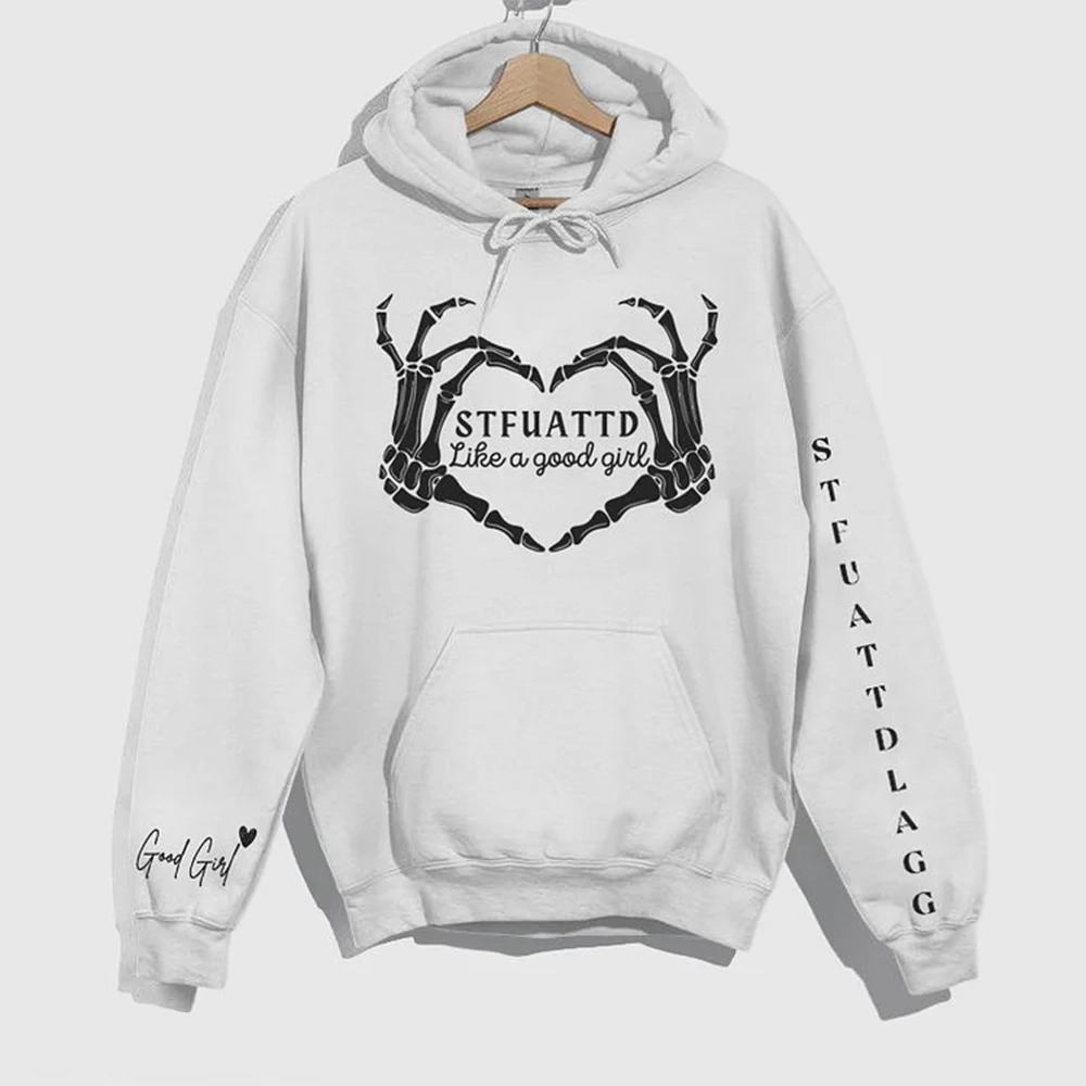 Morally Grey Dark Romance Cotton Hooded Sweatshirt