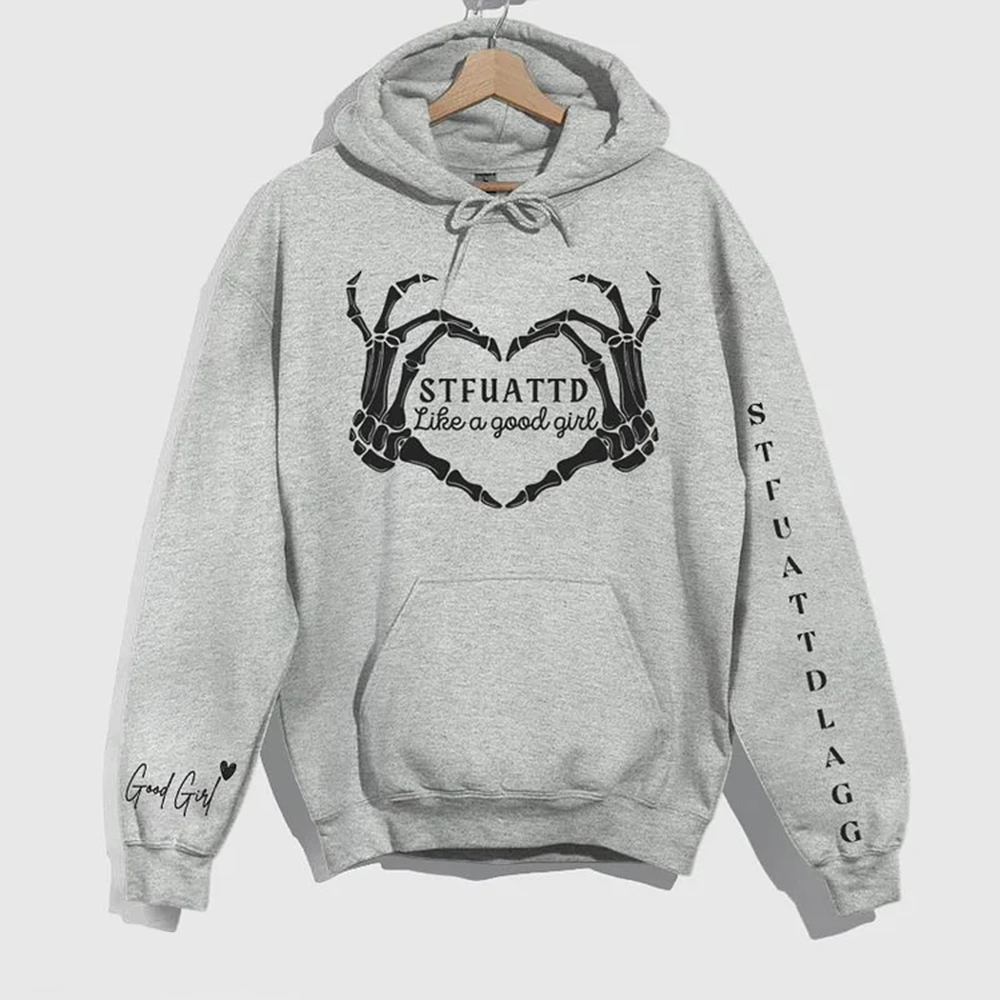 Morally Grey Dark Romance Cotton Hooded Sweatshirt