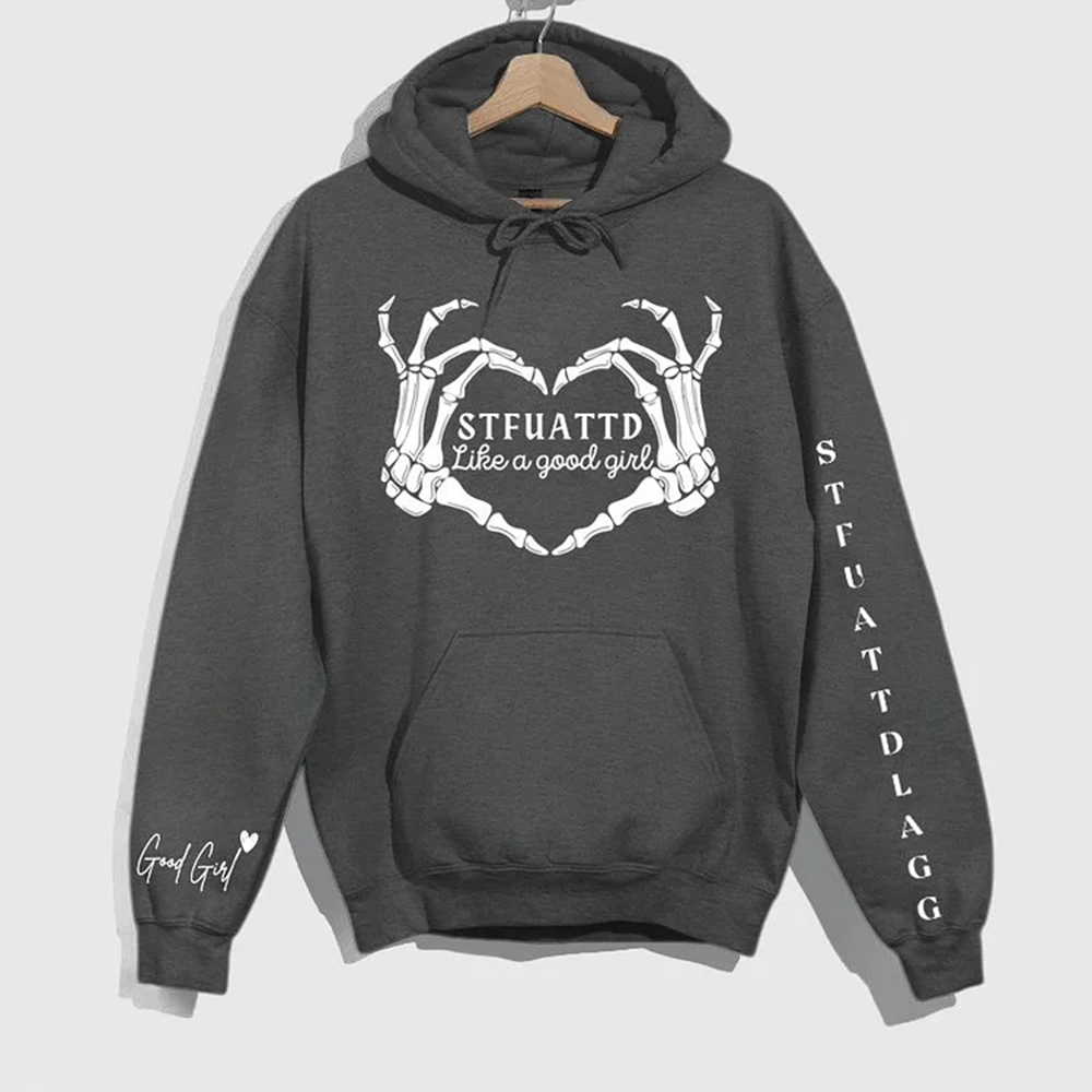 Morally Grey Dark Romance Cotton Hooded Sweatshirt