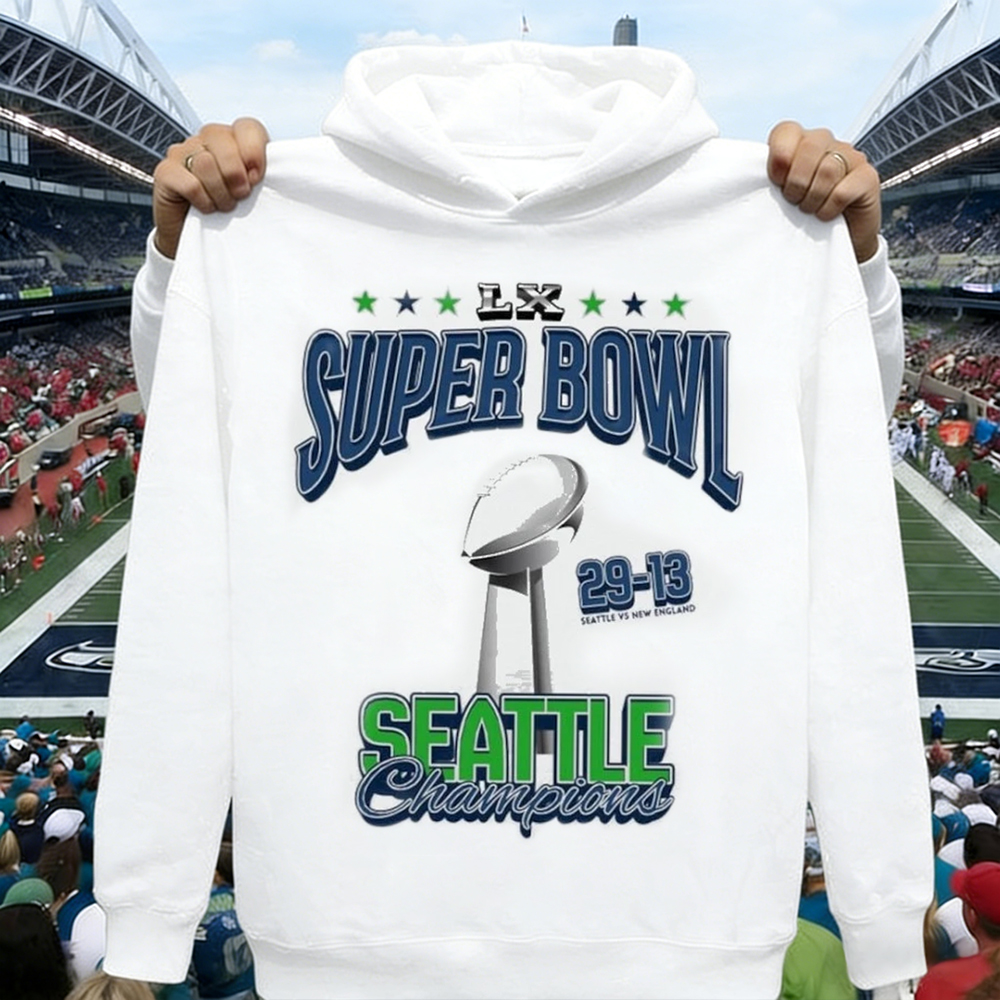 Seattle Seahawks Win 29-13 New England Super Bowl Champions Shirt