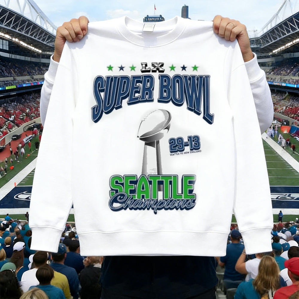 Seattle Seahawks Win 29-13 New England Super Bowl Champions Shirt