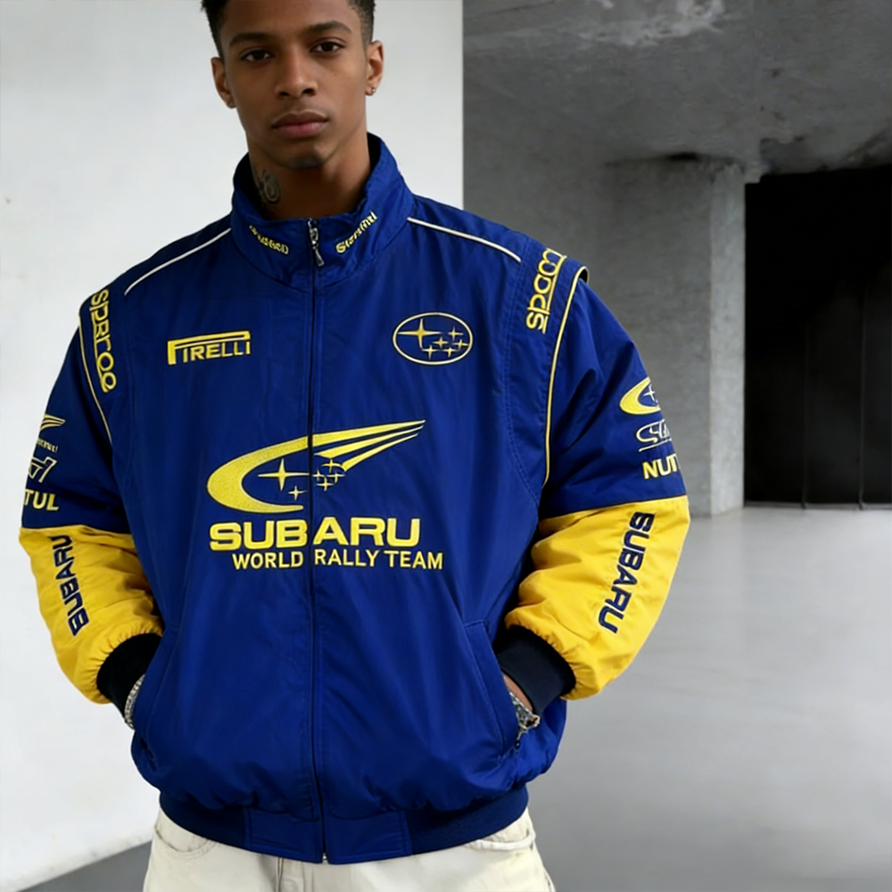 Men's Retro Subaru Racing Jacket 