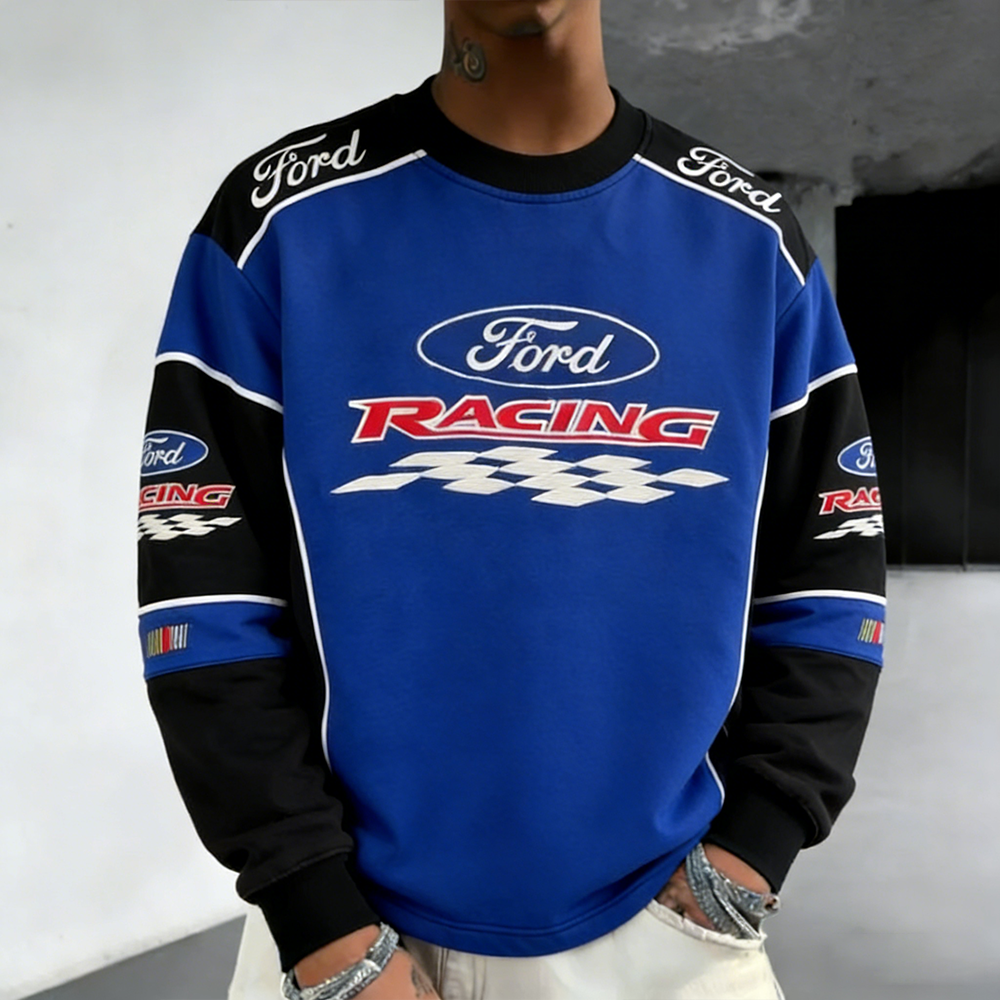 Men's Vintage Ford Racing NASCAR Long Sleeve Sweatshirt