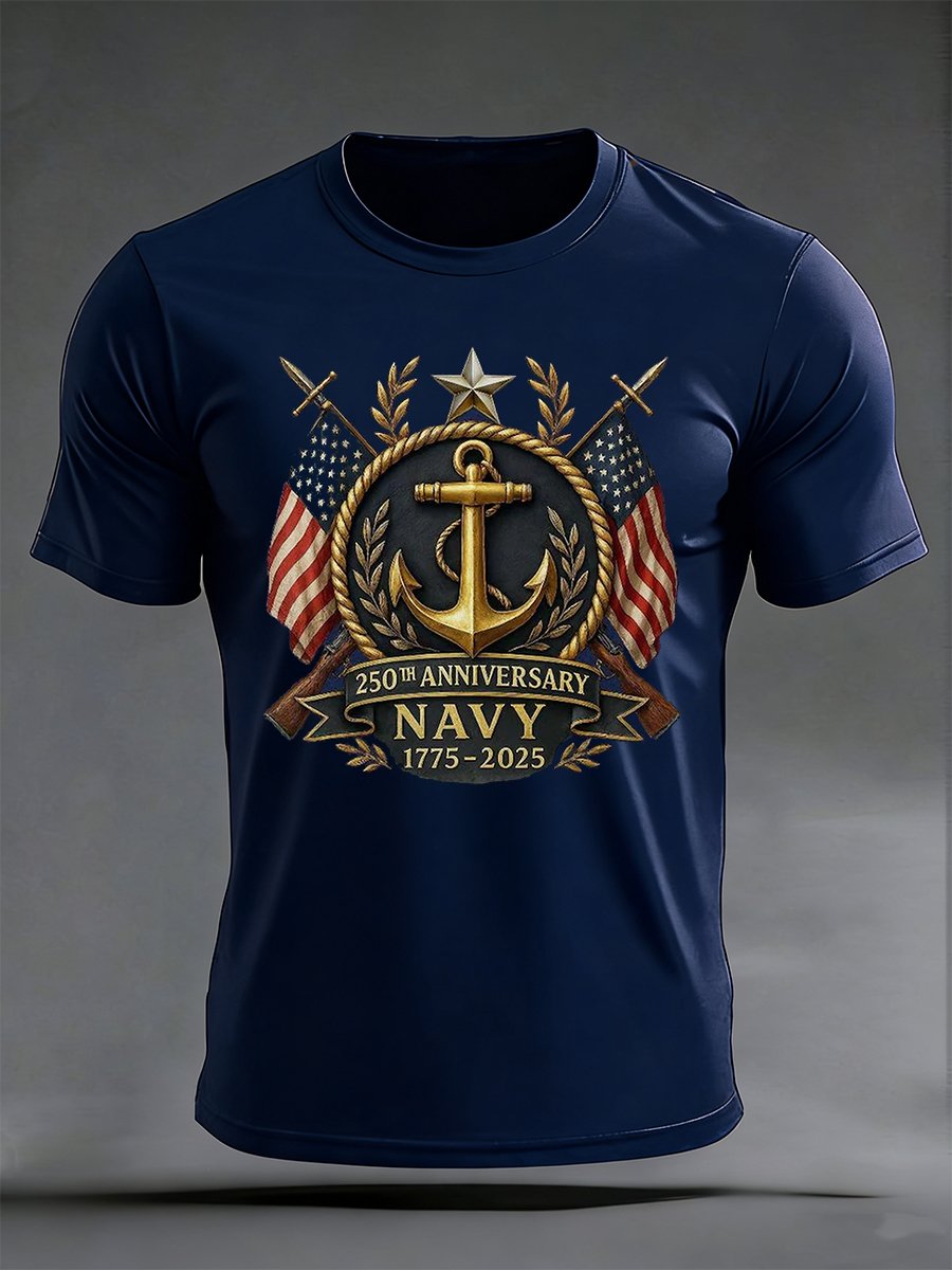 250th Anniversary Free Navy Commemorative T-shirt