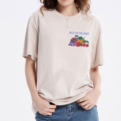 Fruit Of The Spirit Christian Washed T-Shirt