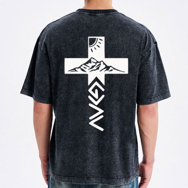 God Is Greater Than The Highs And Lows Christian Washed T-Shirt