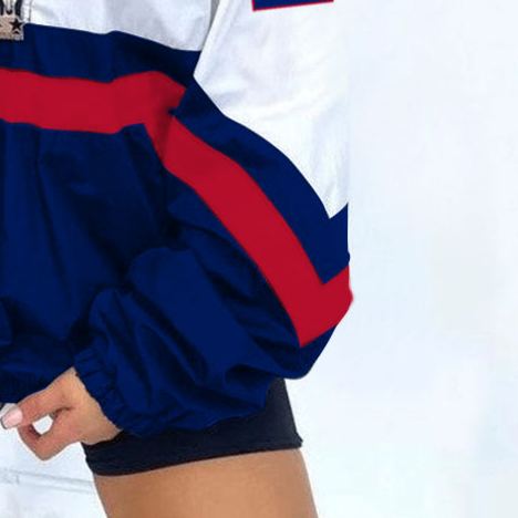 [Copy]Buffalo Bills Football Print Zipper Long-Sleeve Sweatshirt