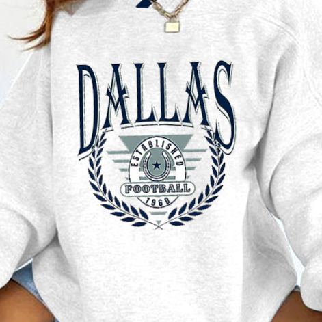 [Copy]Vintage Philadelphia Eagles Football Print V-neck Long-Sleeve Sweatshirt