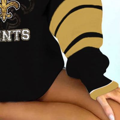 [Copy]Vintage Dallas Cowboyss Football Print V-neck Long-Sleeve Sweatshirt