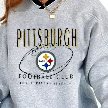 [Copy]Vintage Chicago Bears Football Print V-neck Long-Sleeve Sweatshirt