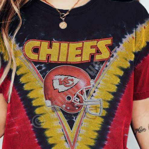 Vintage Round-Neck San Francisco 49ers Football Color Blocking Printed Short-Sleeved T-Shirt