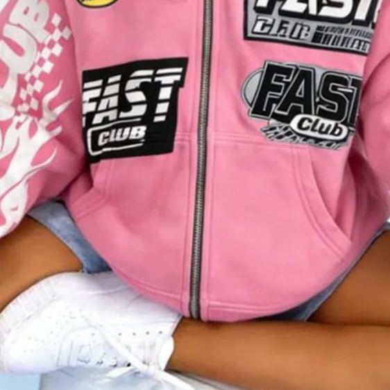 [Copy]Unisex Oversize Blusa Moletom Racing Ferrari Long-Sleeve Hoodie