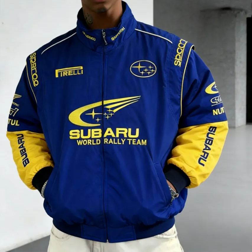 Men's Retro Subaru Racing Jacket 