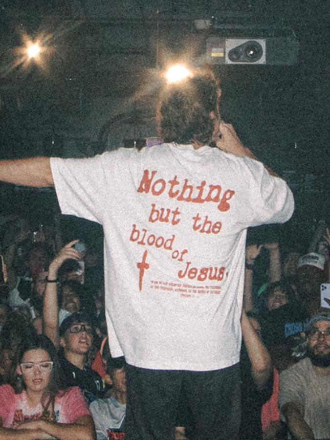 Nothing But Blood Of Jesus Unisex Cotton T-Shirt