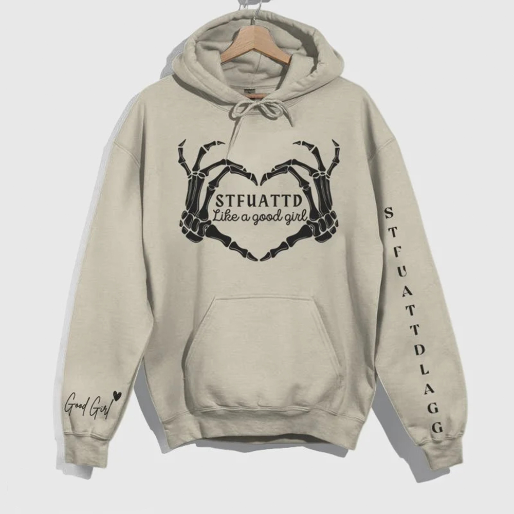 Morally Grey Dark Romance Cotton Hooded Sweatshirt