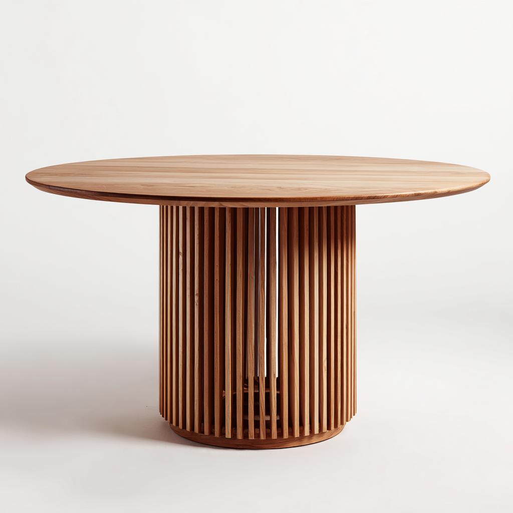 Table basse bois 80x80x50 cm - bois naturel - design moderne-Luxeero